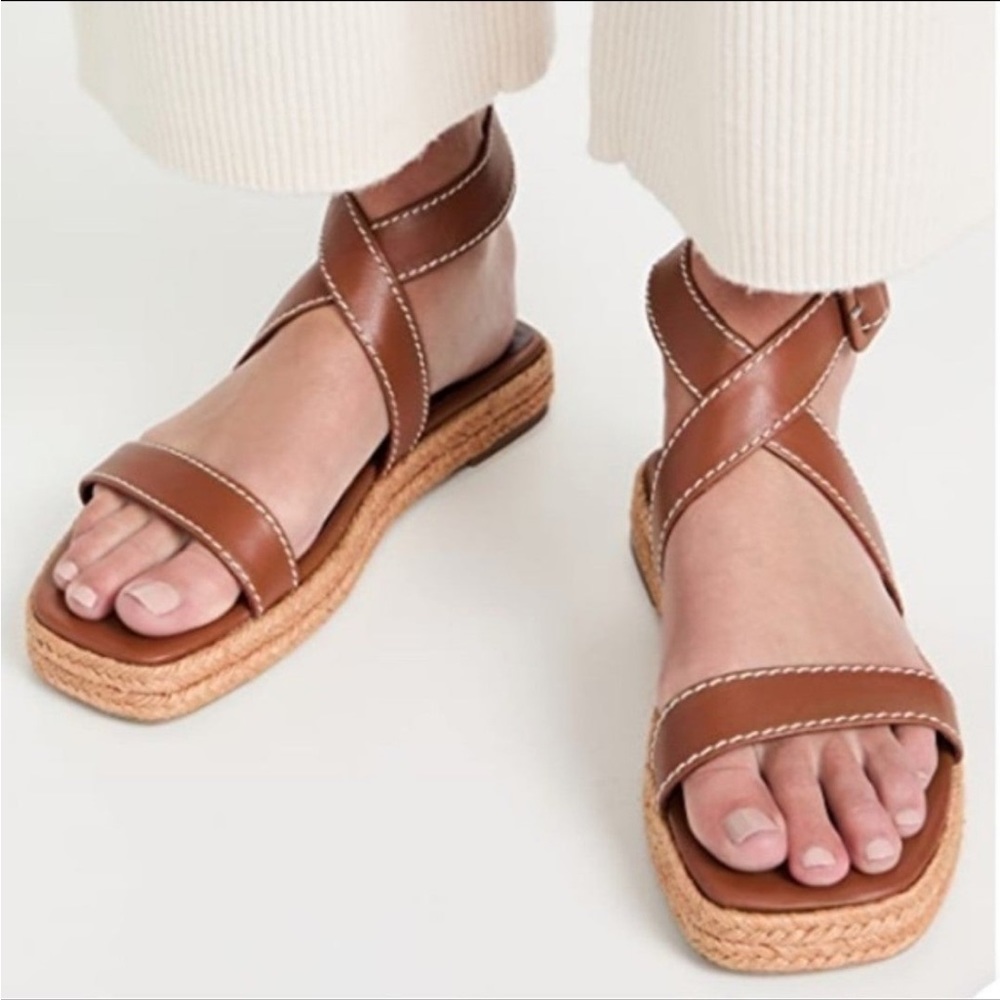 STAUD Lara Espadrille Sandals